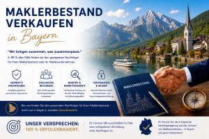 Maklerbestand verkaufen in Bayern TOP Nachfolger aus der Region
