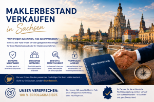Maklerbestand verkaufen in Sachsen TOP Nachfolger aus der Region