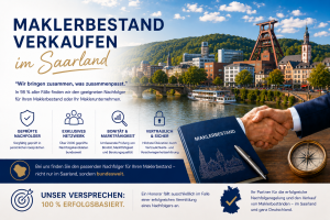 Maklerbestand verkaufen im Saarland TOP Nachfolger aus der Region