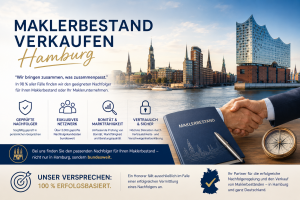 Maklerbestand verkaufen in Hamburg deutschlands größtes Nachfolger Portal für Makler