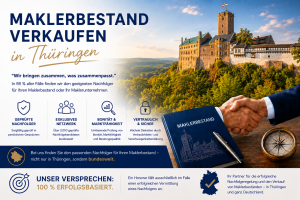 Maklerbestand verkaufen in Thüringen TOP Nachfolger aus der Region